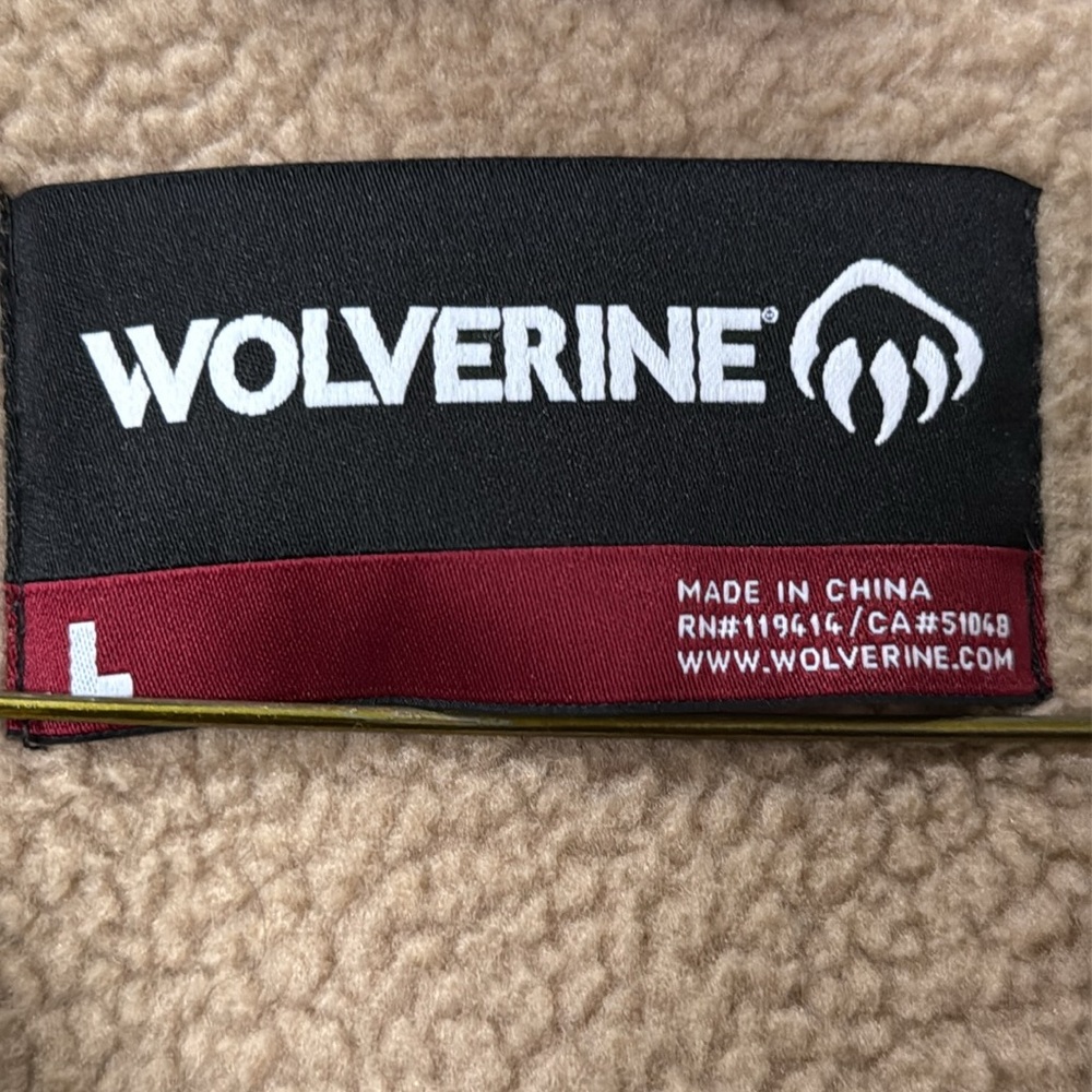 Wolverine Performance Jacket Brown Black Hooded Z… - image 2